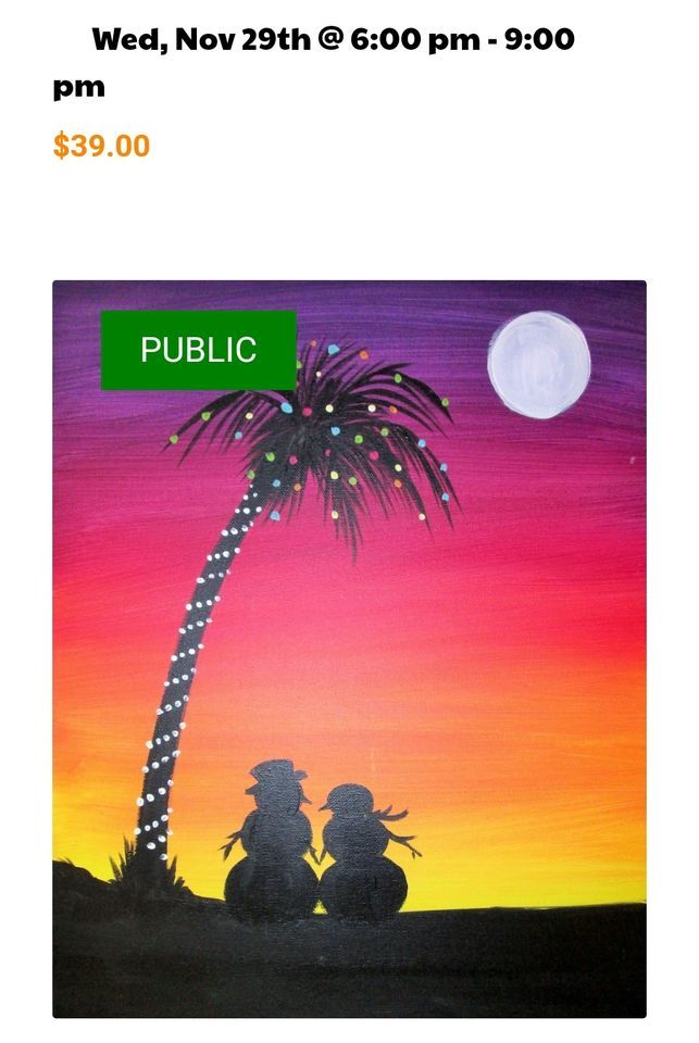 Wine & Canvas , The Standard Downtown Fort Myers, 29 November 2023