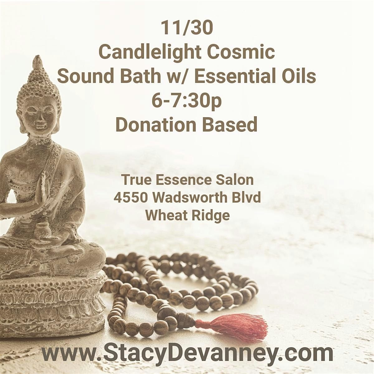 Candlelight Cosmic Sound Bath w/ Essential Oils, 30 November | Event in Wheat Ridge | AllEvents
