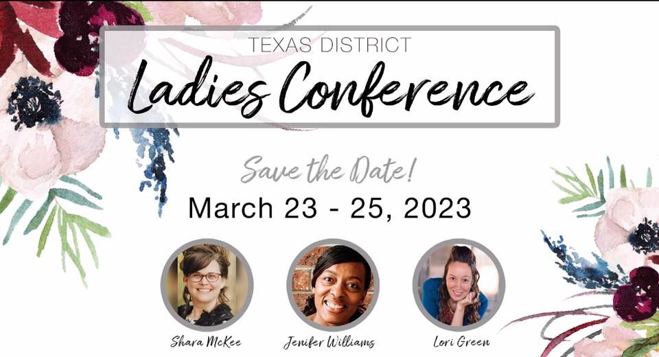 Texas Ladies Conference 2023, 4109 S 1st St, Lufkin, TX 759017342