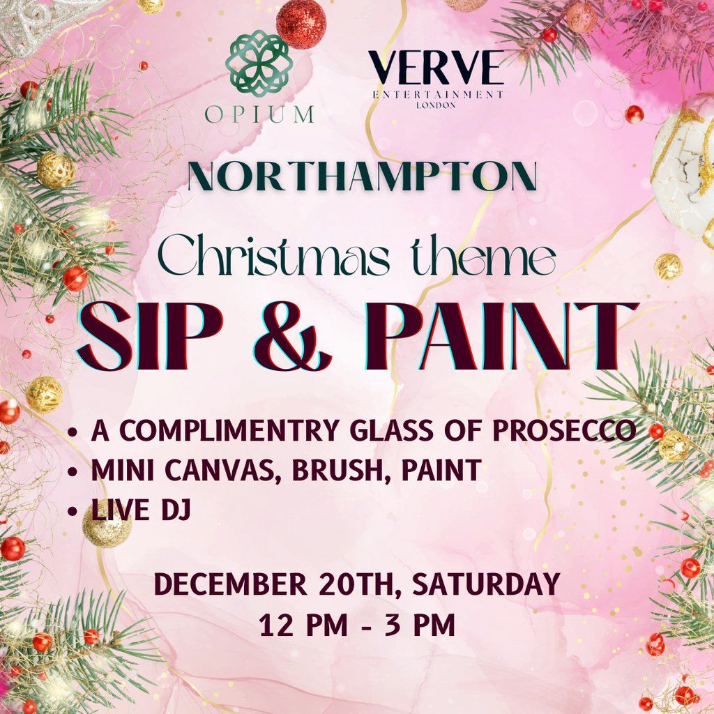 SIP & PAINT Party -Northampton (Christmas theme), 20 December | Event in Northampton | AllEvents