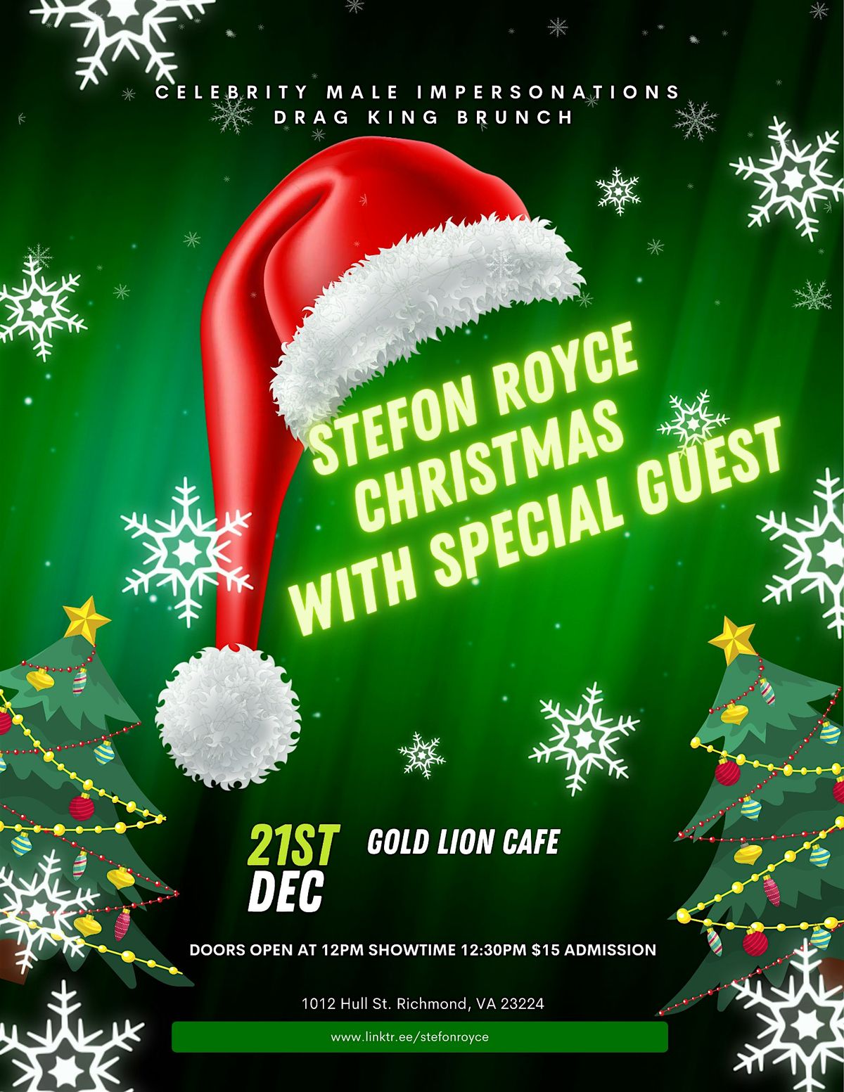 Stefon Royce Christmas Special, 21 December | Event in Richmond | AllEvents