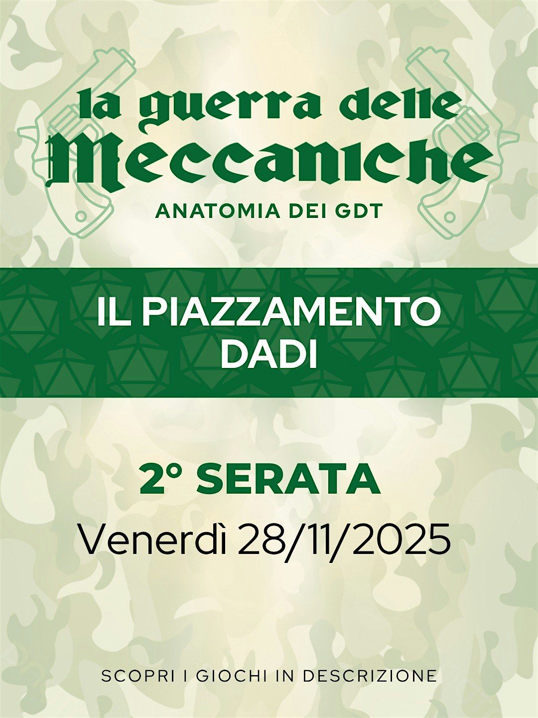 LA GUERRA DELLE MECCANICHE - Anatomia dei GDT | Event in Rolo | AllEvents