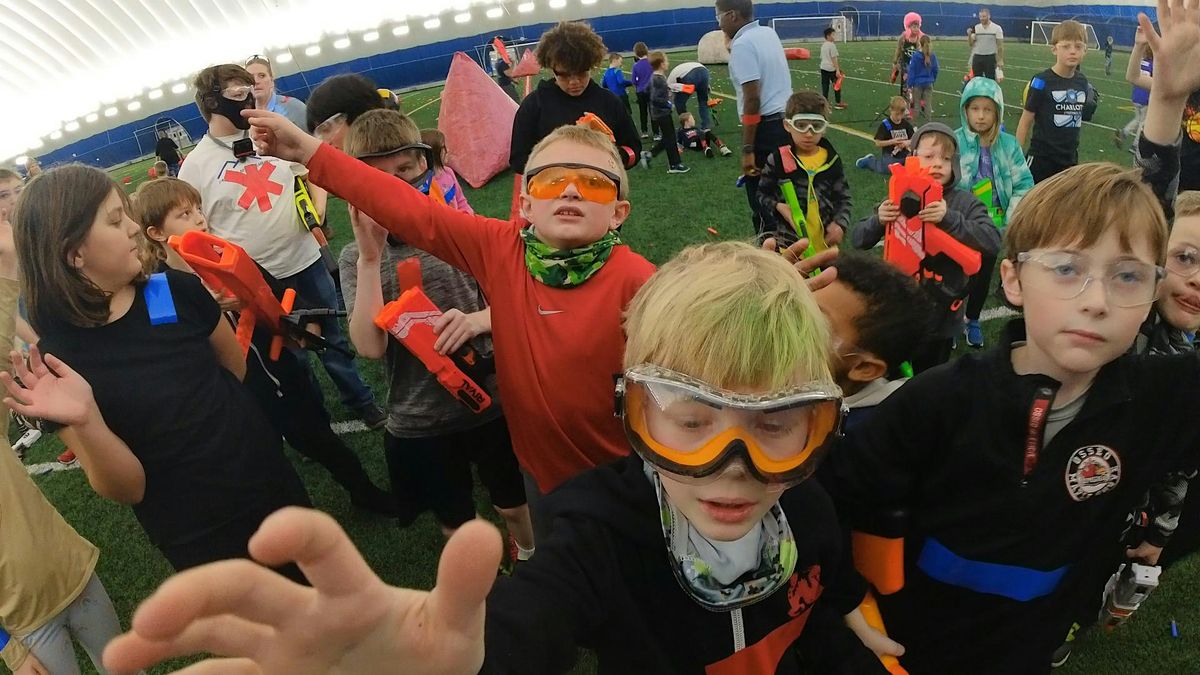Rogers Fieldhouse Toy Drive Blaster Battles, HealthPartners Fieldhouse ...