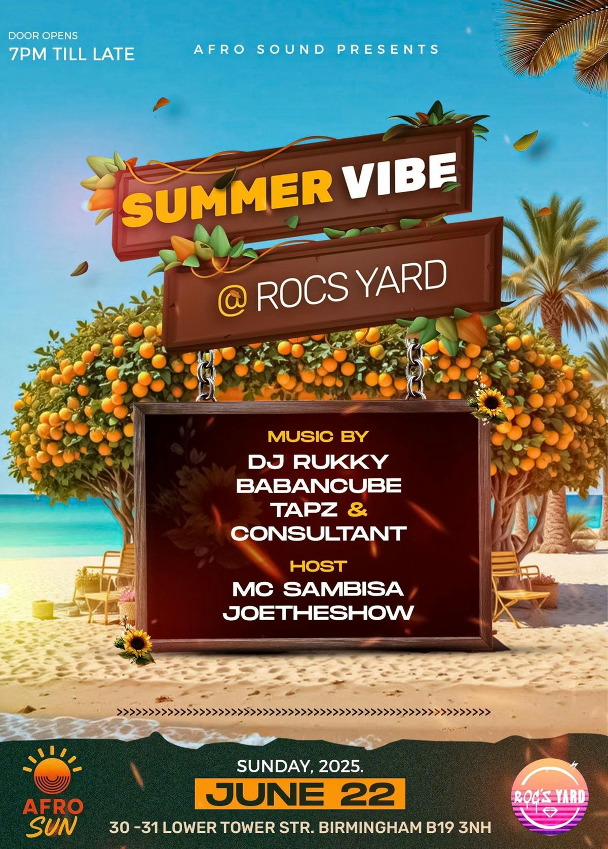 SUMMER VIBE 🏄🏻‍♀️🫟, 22 June | Event in Birmingham | AllEvents
