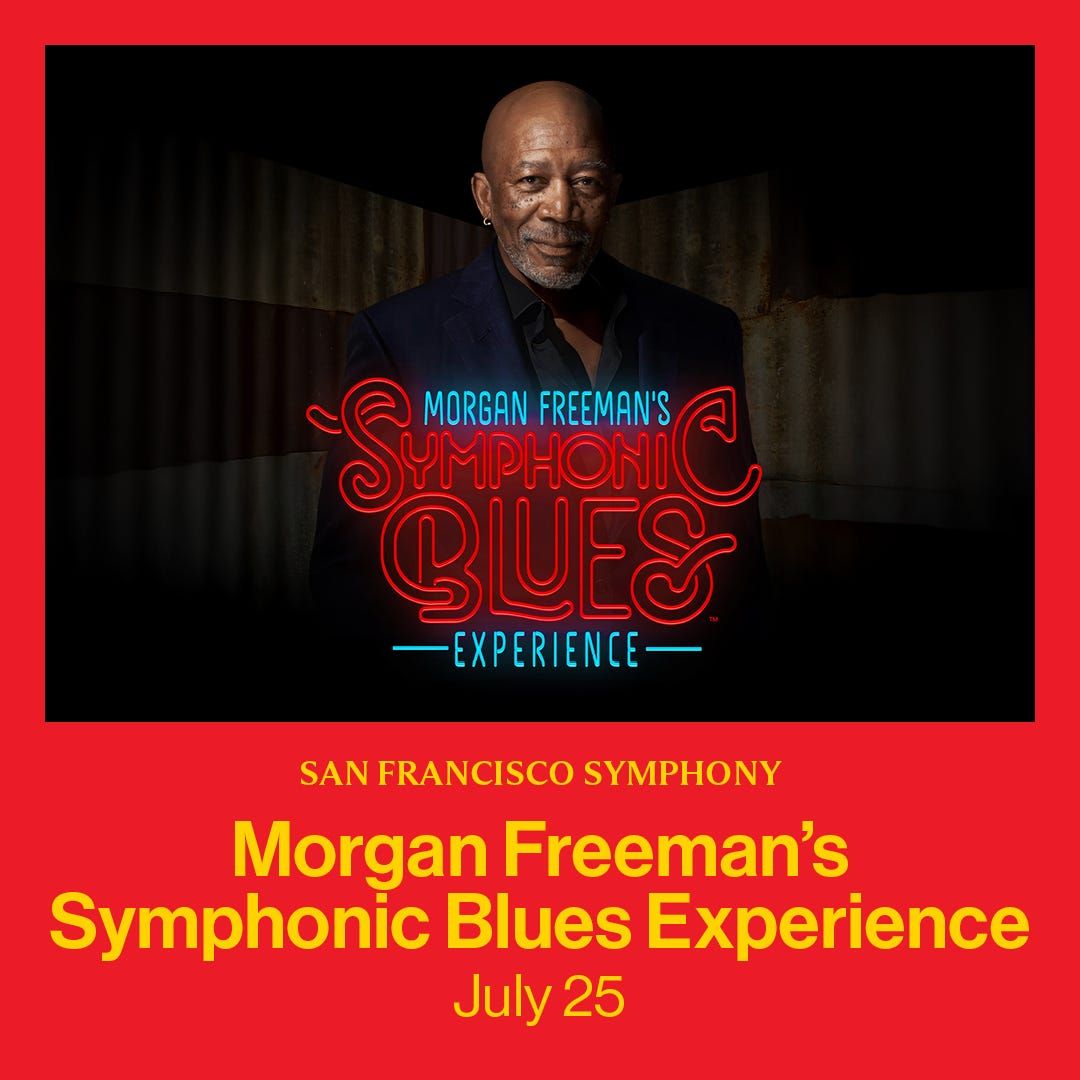 San Francisco Symphony: Morgan Freeman's Symphonic Blues Experience, 24 July | Event in San Francisco | AllEvents