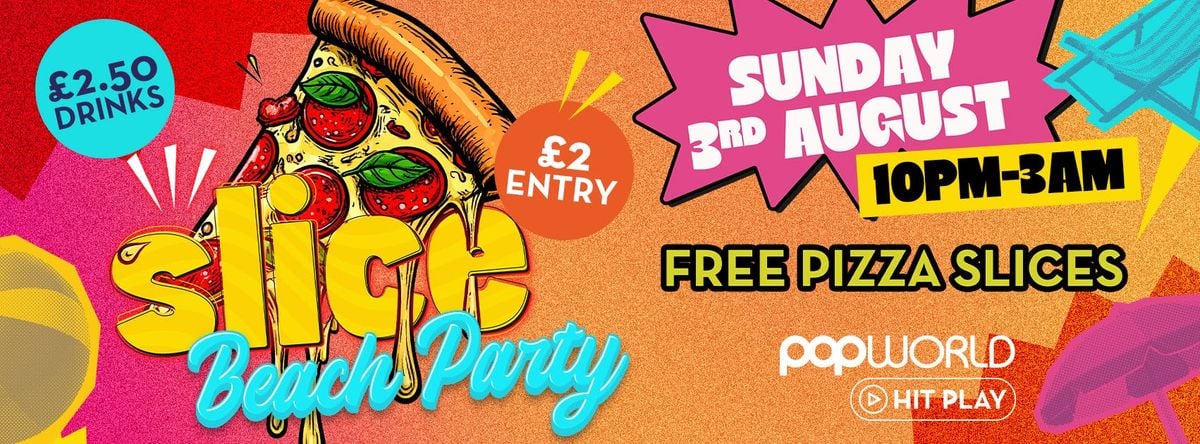 Slice Sunday Beach Party, 3 August | Event in Bournemouth | AllEvents