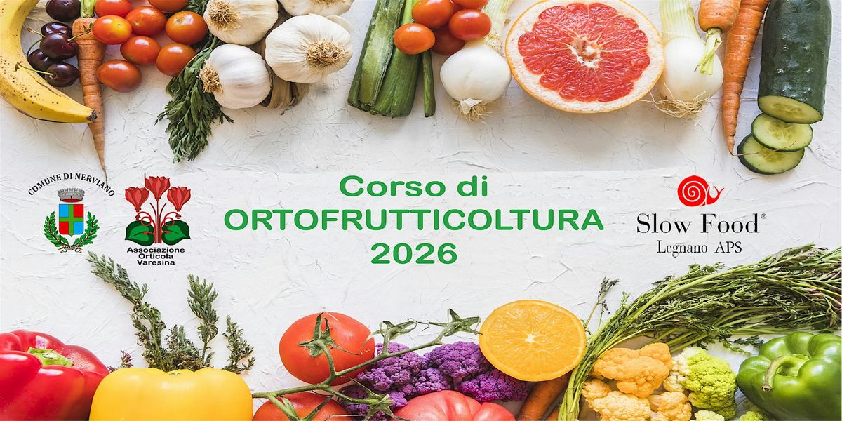 Corso di Ortofrutticoltura, 16 January | Event in Nerviano | AllEvents