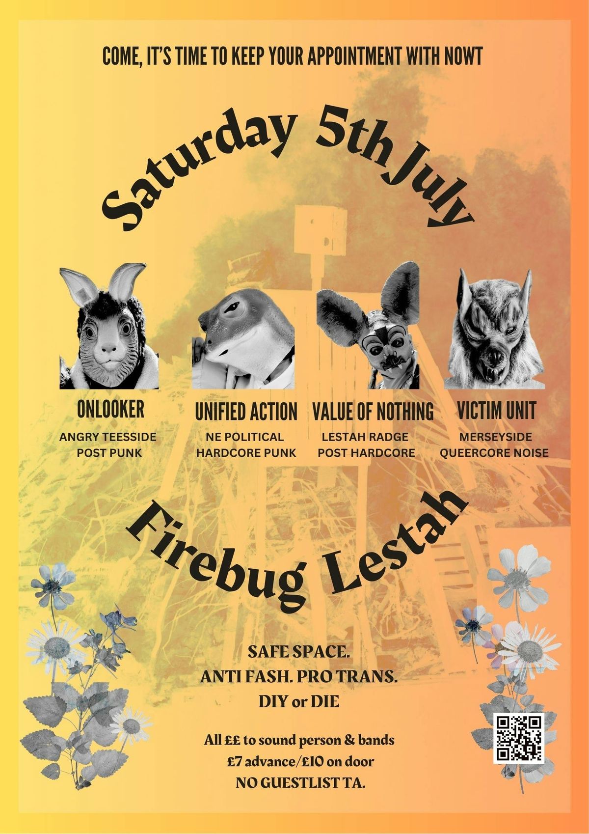 NOWT presents Onlooker/ Unified Action/ Value of Nothing/ Victim Unit , 5 July | Event in Leicester | AllEvents