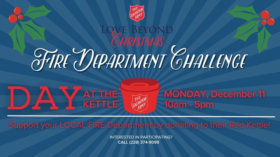 Pass Christian Fire Department Day at the Kettle Challenge. , Walmart