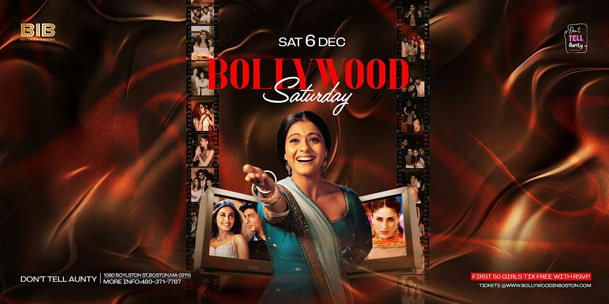 BOLLYWOOD SATURDAYS at DON'T TELL AUNTY - DJ VIK | Event in Boston | AllEvents