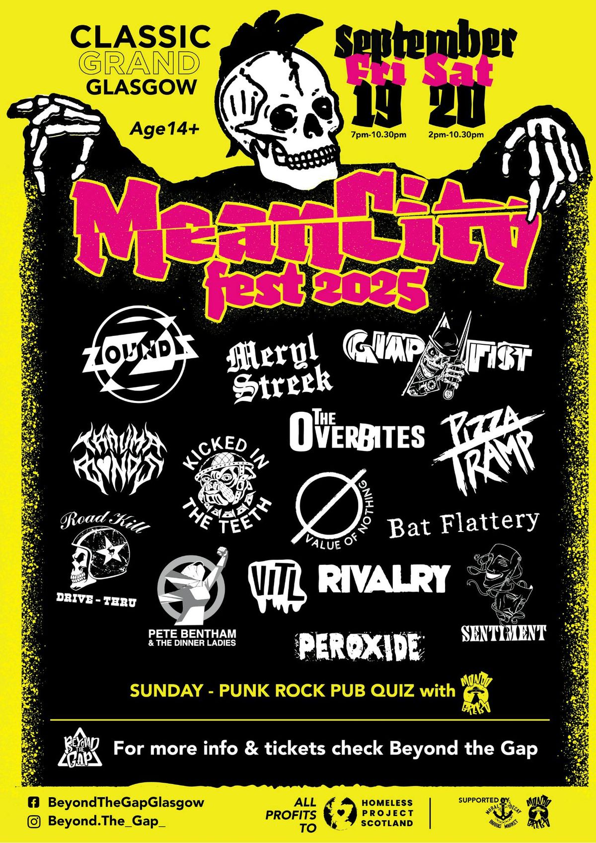Beyond the Gap Presents: Mean City Fest, 18 September | Event in Glasgow | AllEvents