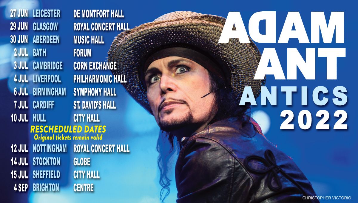 Adam Ant, 18 September | Event in Houston | AllEvents
