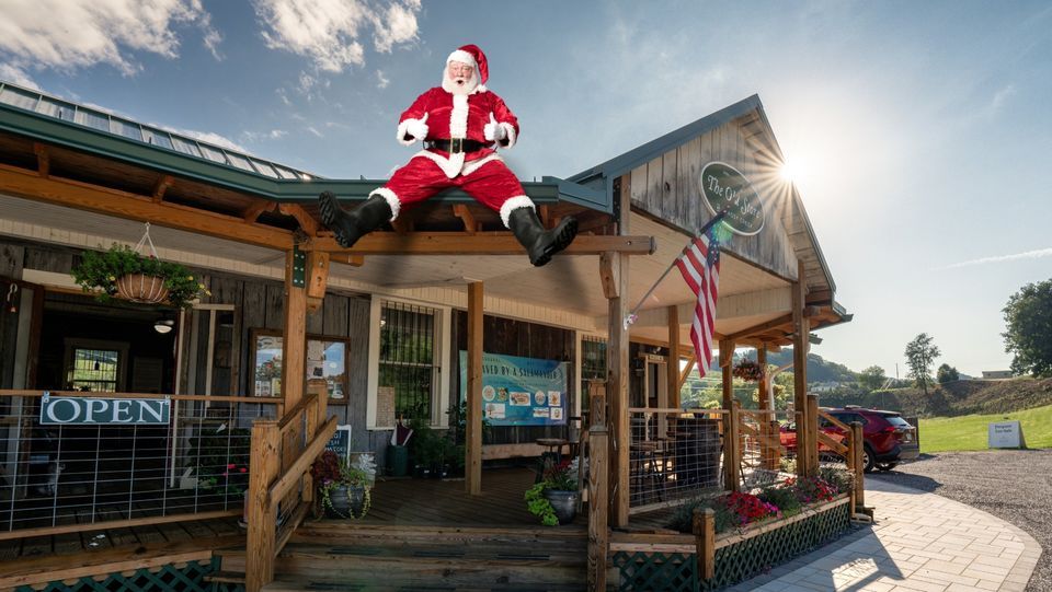 Santa & His Musical Muse at The Old Store, The Old Store, Grassy Creek
