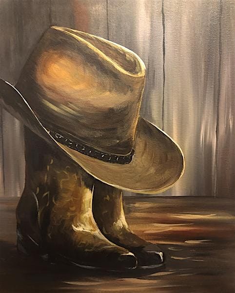 Hat and Boots - Tipsy Brush Painting Party!, 13 March | Event in Kila | AllEvents