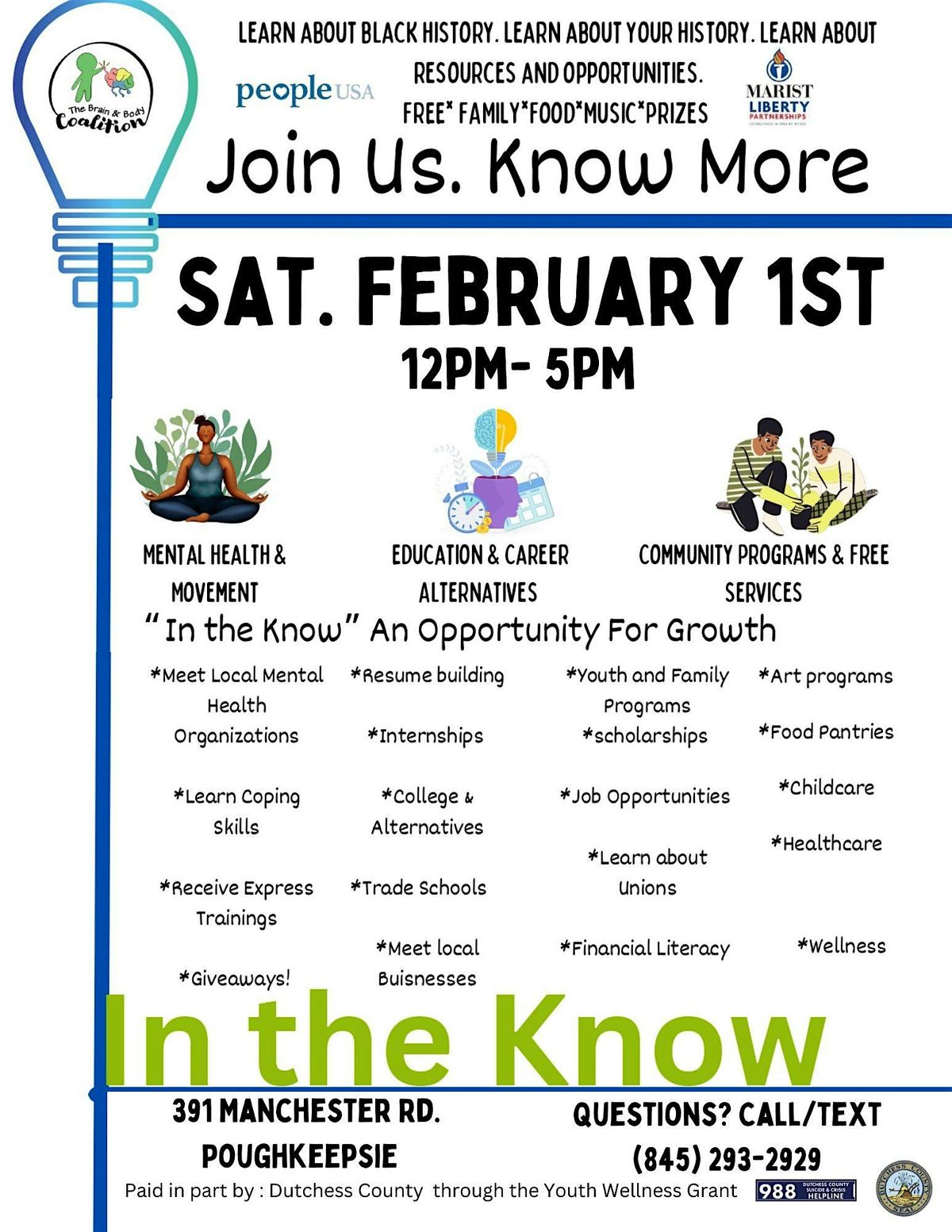 In The Know - Community Wellness Event featuring community vendors, 7 February | Event in Poughkeepsie | AllEvents