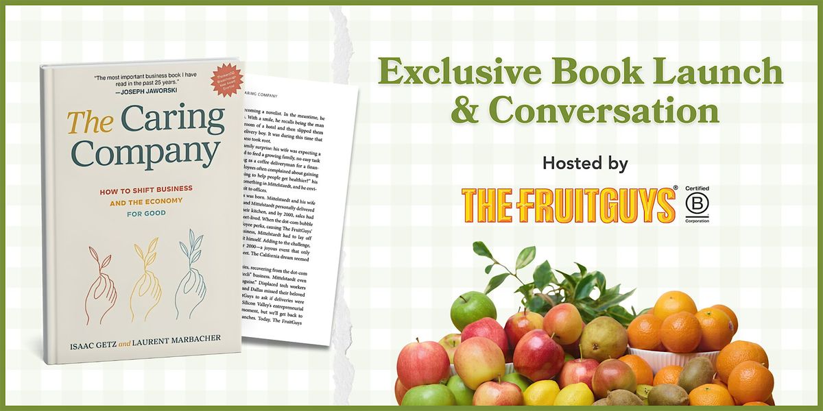 'The Caring Company' Exclusive Book Launch & Conversation, 4 December | Event in San Francisco | AllEvents