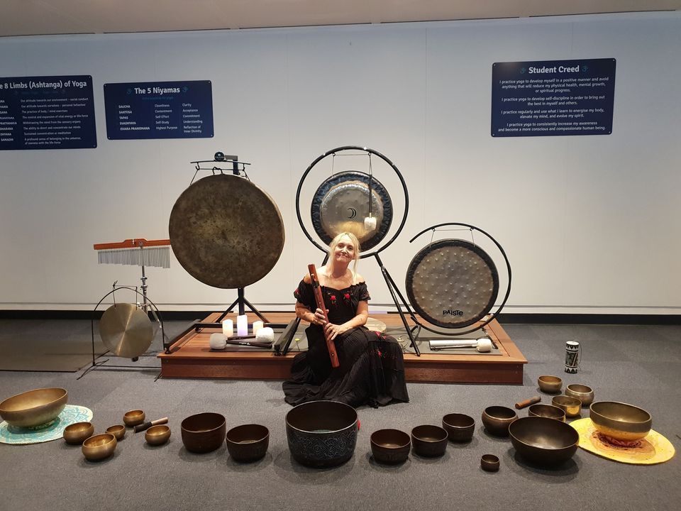 Gongs and Tibetan Singing Bowls, The Yoga School, Cairns, June 25 2022