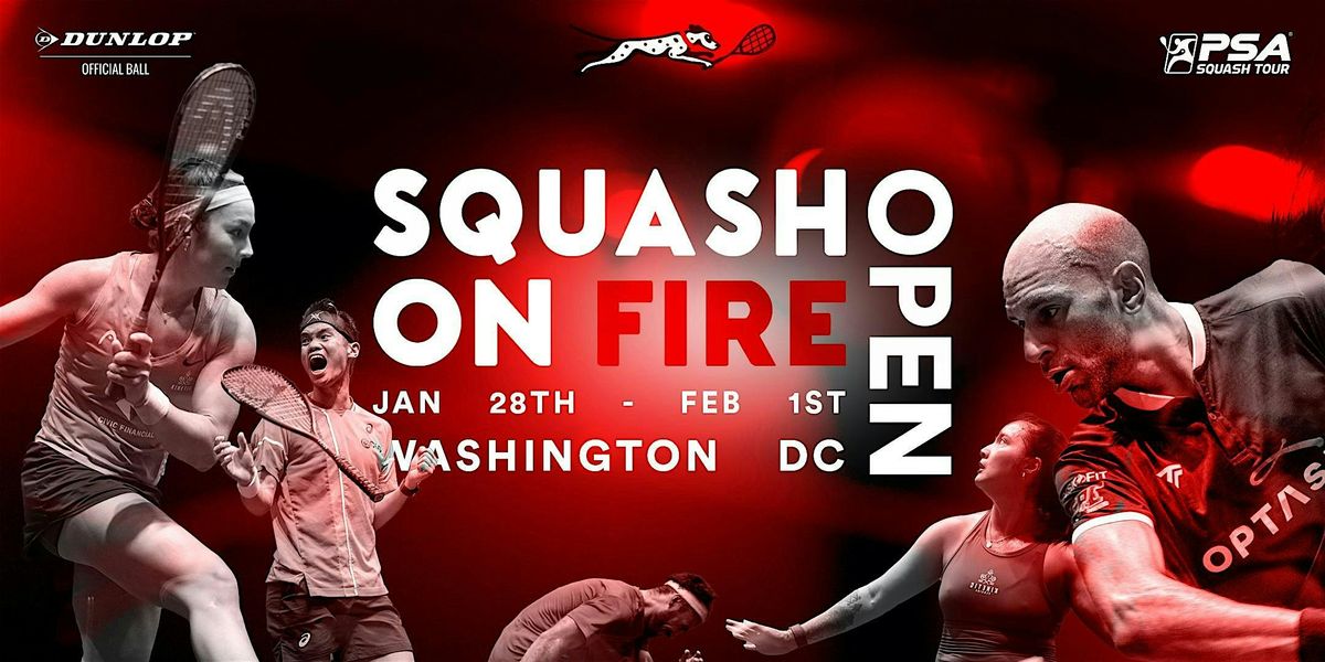 SQUASH ON FIRE OPEN MEN'S & WOMEN'S | THURSDAY, JAN 29th | EVENING SESSION, 29 January | Event in Washington