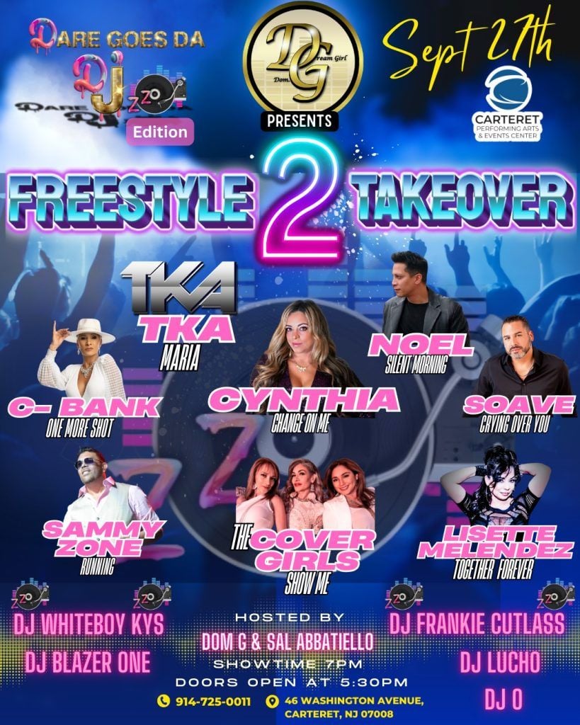 Freestyle Takeover 2 at Carteret Performing Arts and Events Center, 27 September | Event in Carteret | AllEvents