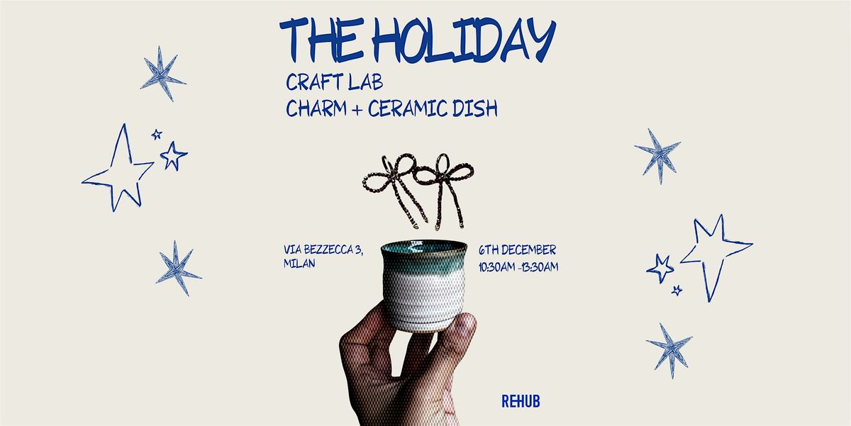 The Holiday Workshop: Create your own Jewelry & Ceramic Gift, 6 December | Event in Milano | AllEvents