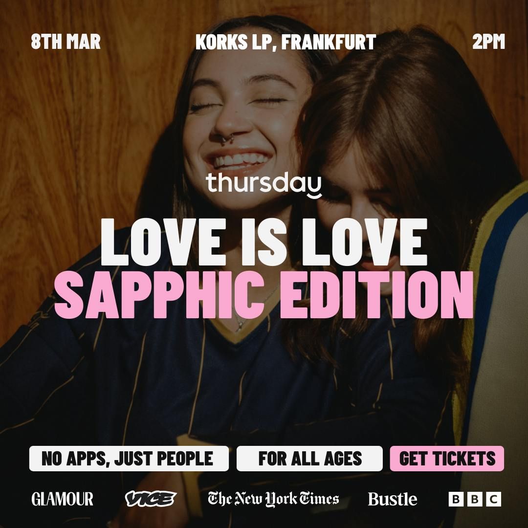 Sunday | Love is Love – Sapphic Edition @ Korks LP | Frankfurt
