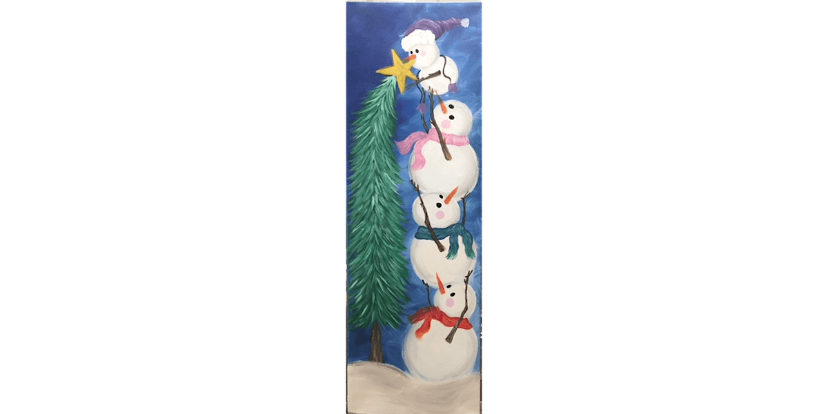 Snowman Tree Toppers - Paint and Sip in Orange County | Classpop!™, 17 December | Event in Rancho Santa Margarita