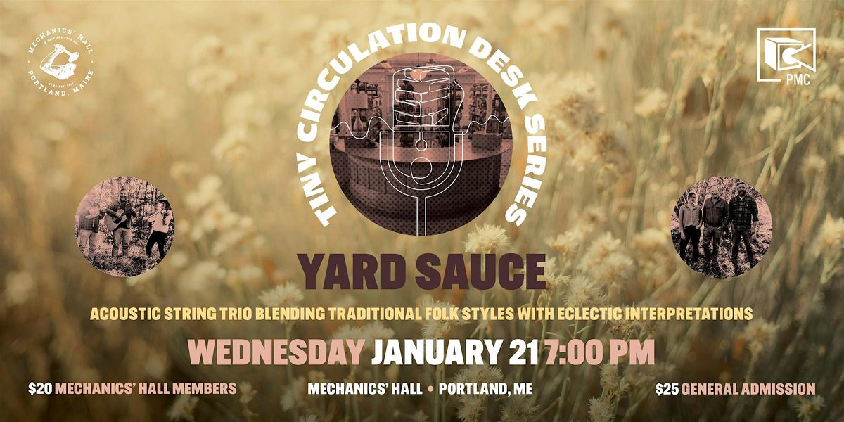 Yard Sauce - Tiny Circulation Desk Concert, 21 January | Event in Portland | AllEvents