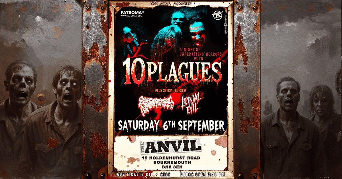 10 Plagues + Special guests , 6 September | Event in Bournemouth | AllEvents