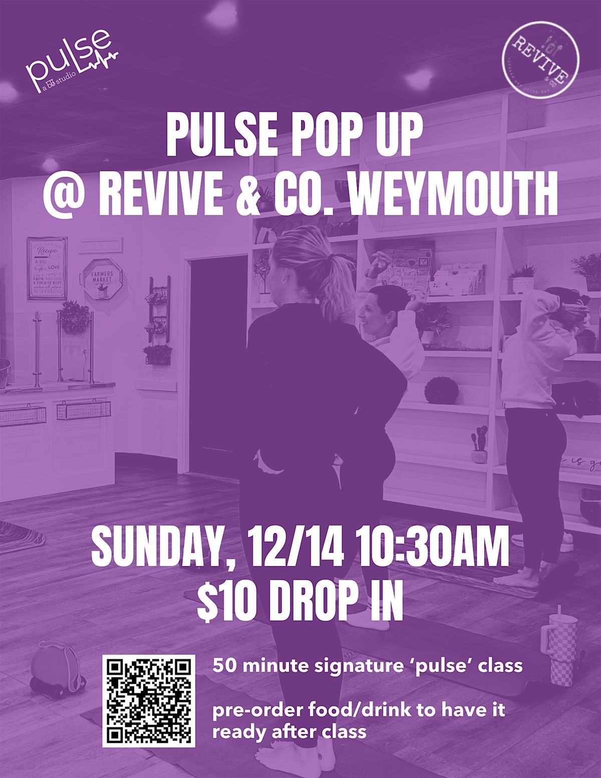 Pulse Pop Up at Revive & Co, 14 December | Event in Weymouth | AllEvents