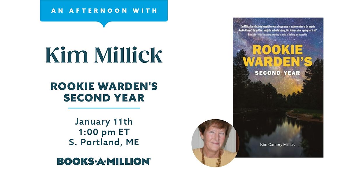 An Afternoon with Kim Millick, 11 January | Event in South Portland | AllEvents