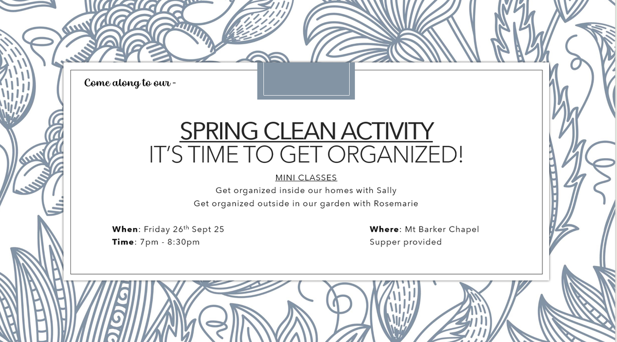 RS spring organizing activity, The Church of Jesus Christ of Latter-day ...