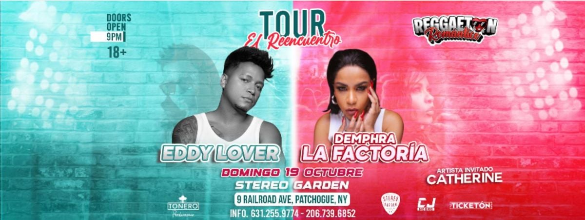EDDY LOVER & DEMPHRA LA FACTORIA, 19 October | Event in Patchogue | AllEvents