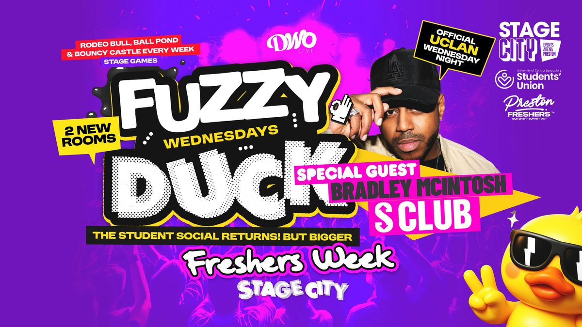 FUZZY DUCK FRESHERS COUNTRY HOEDOWN 🤠 UCLAN's official Wednesday Student Social | Freshers Wednesday ⭐️ STAGE CITY, 1 October