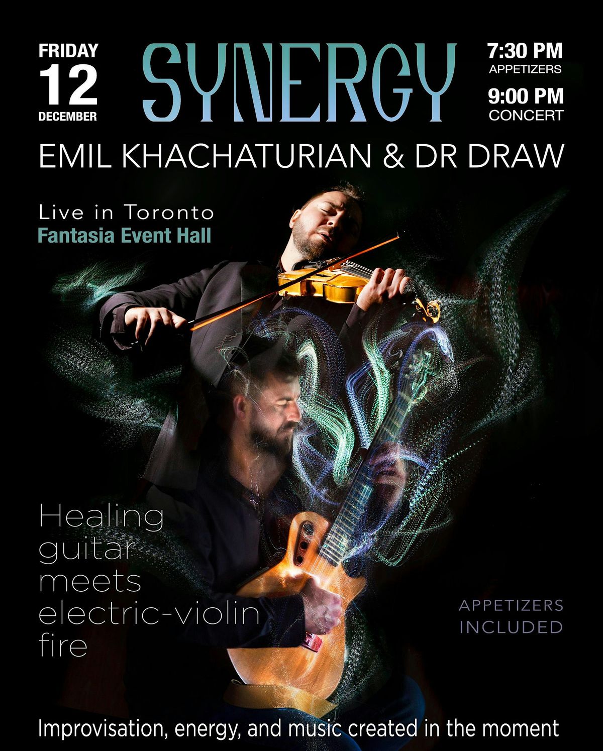 Synergy. Emil Khachaturian & Dr.Draw, 12 December | Event in Vaughan | AllEvents