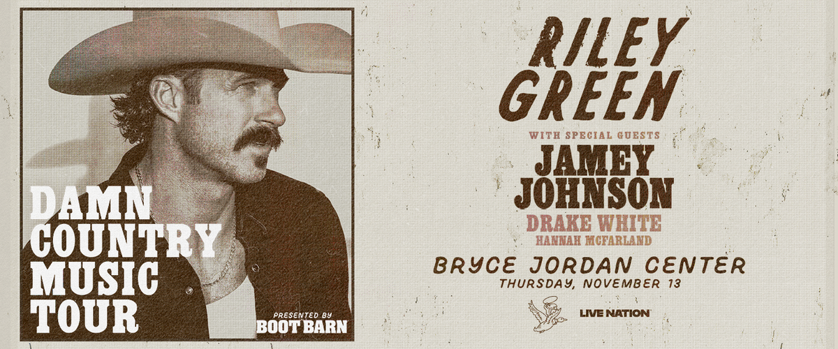 Riley Green with Jamey Johnson, Drake White, and Hannah McFarland, 22 November | Event in Oklahoma City | AllEvents