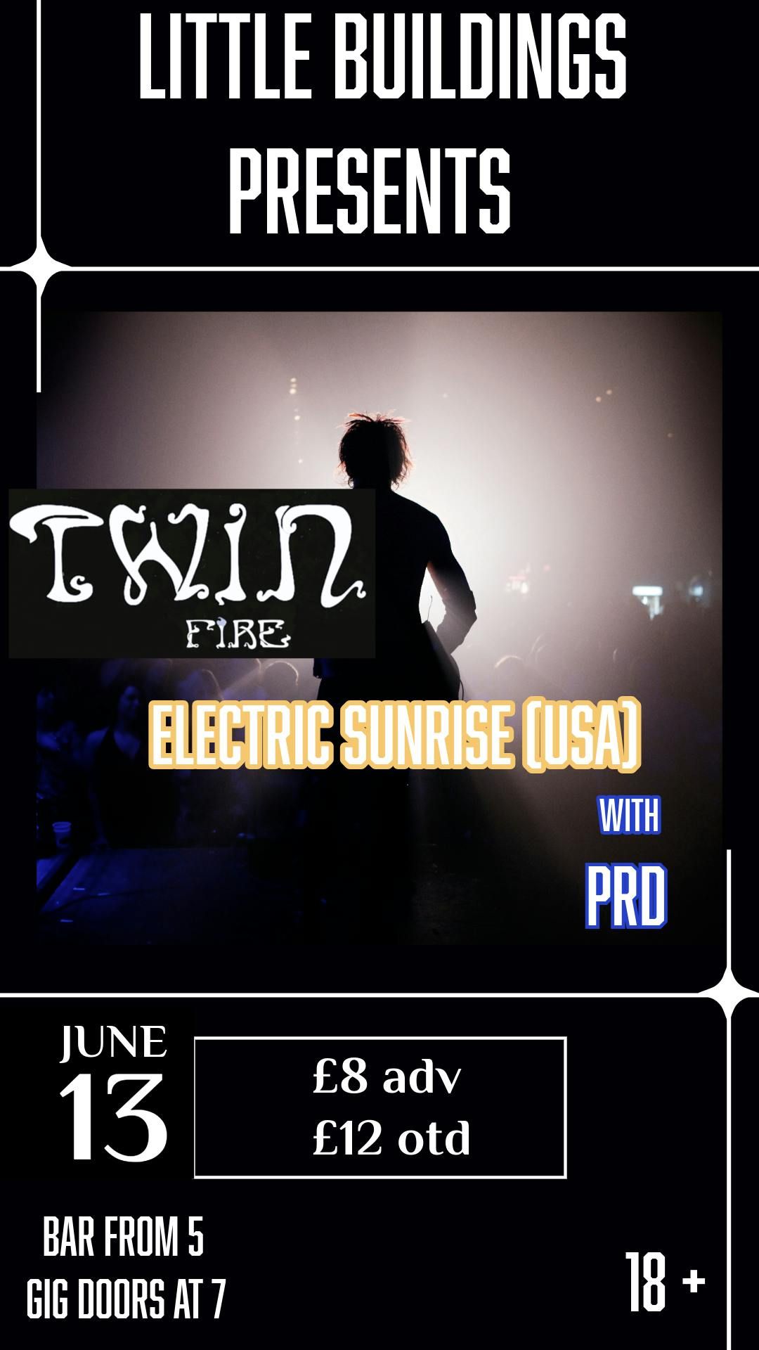 Twin Fire//Electric Sunrise//PRD, 13 June | Event in Newcastle Upon Tyne | AllEvents