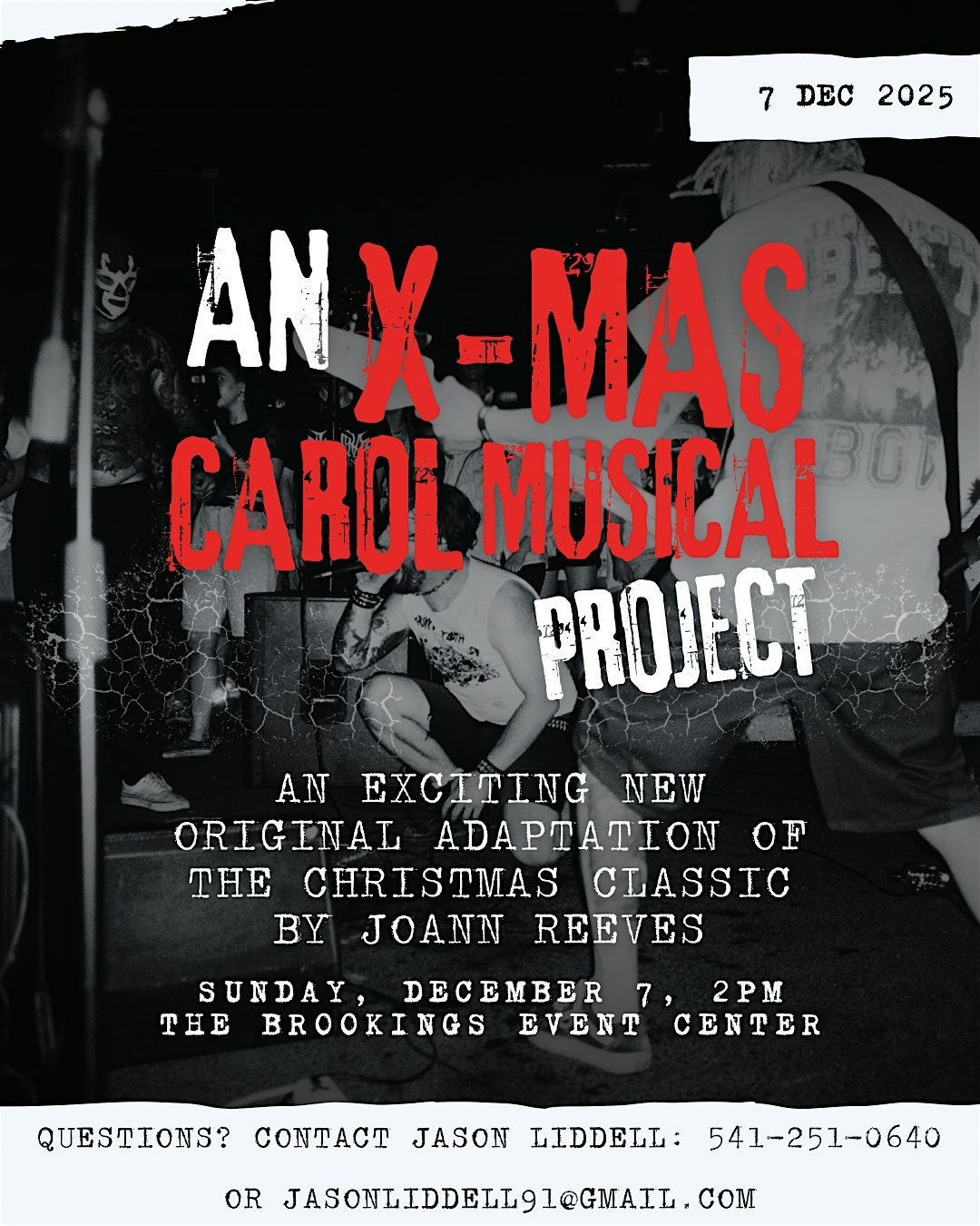 An X-Mas Carol Musical Project, 7 December | Event in Brookings | AllEvents