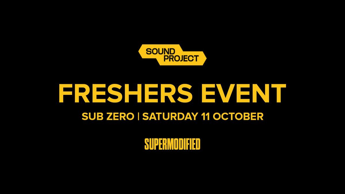 Sound Project Freshers - ESSEX, 11 October | Event in Colchester | AllEvents