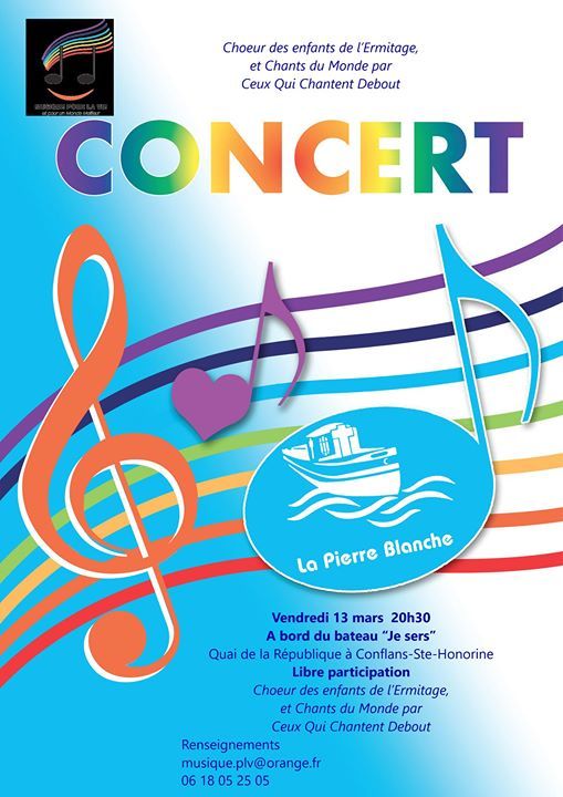 Concert Au Bateau Je Sers At Association La Pierre Blanche Conflans Sainte Honorine
