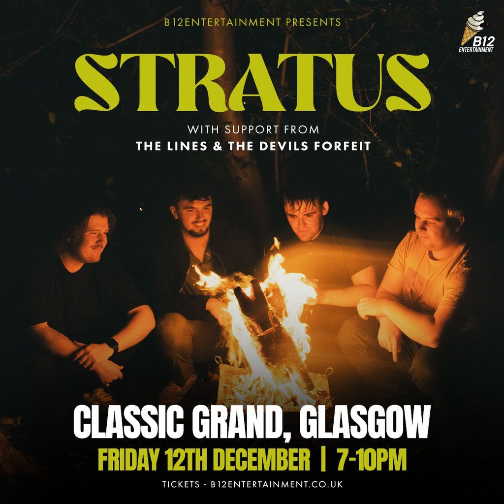 Stratus w/The Devils Forfeit & The Lines, 12 December | Event in Glasgow | AllEvents