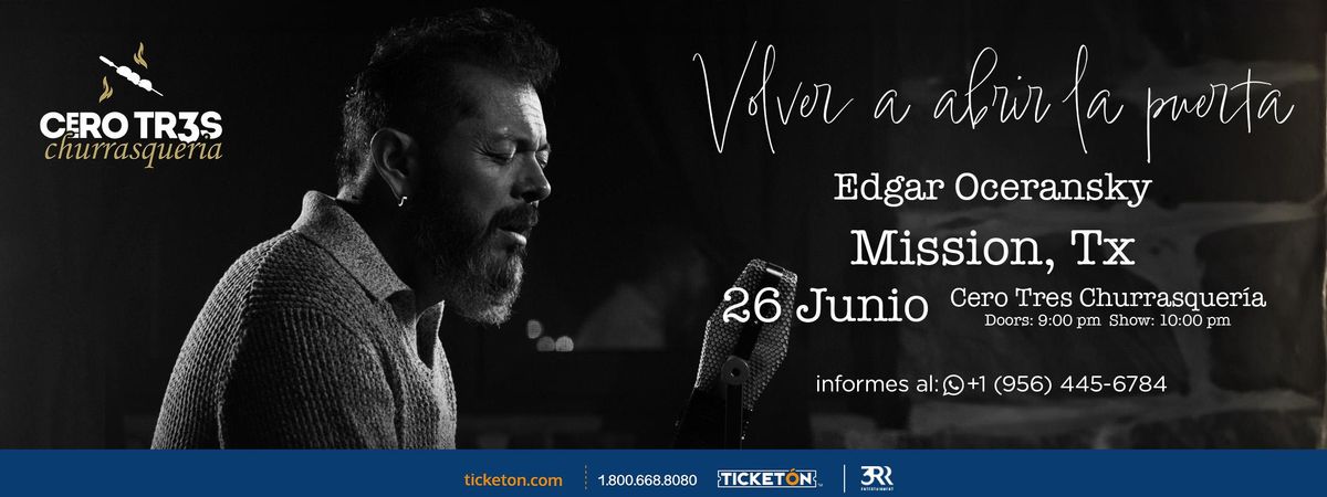 EDGAR OCERANSKY, 26 June | Event in Mission | AllEvents