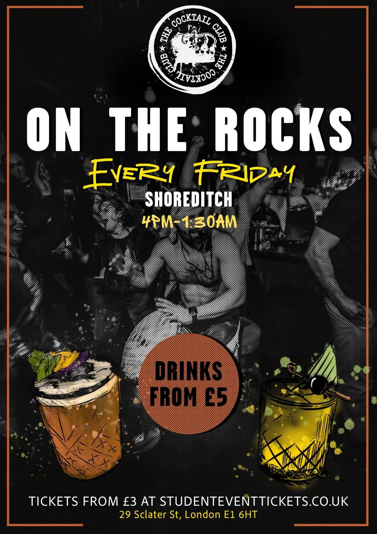 ON THE ROCKS @ COCKTAIL CLUB SHOREDITCH FRIDAY 5TH SEPTEMBER, 5 September | Event in London | AllEvents