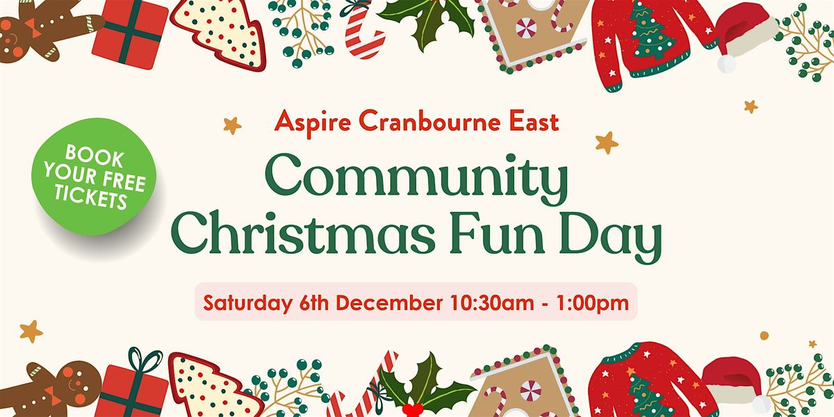 Aspire Cranbourne East Christmas Fun Day!, 6 December | Event in Cranbourne East | AllEvents