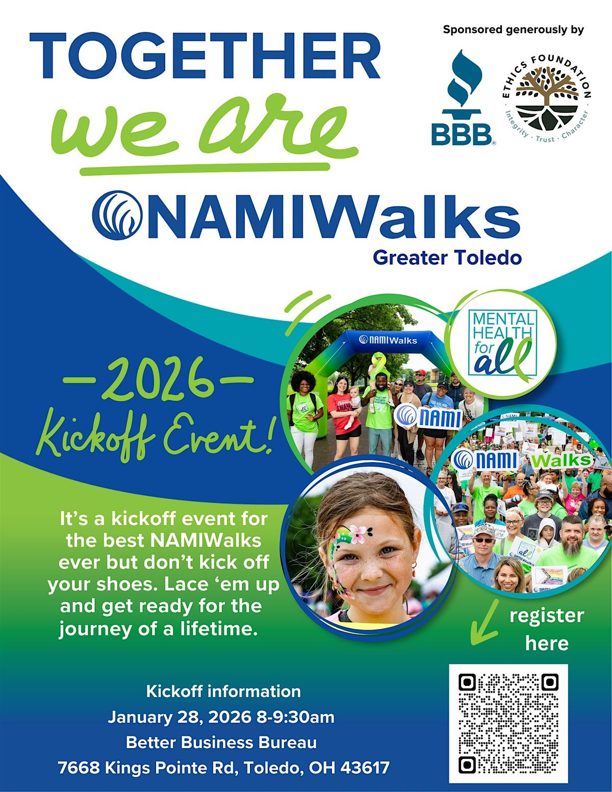 NAMIWalks 2026 Champions Kick Off, 28 January | Event in Toledo | AllEvents