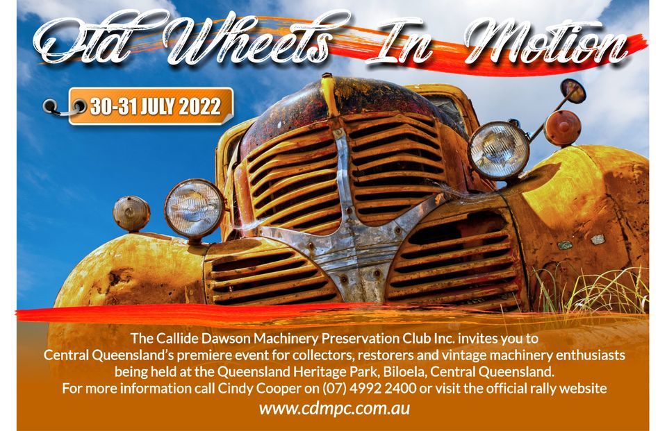 19th Annual Old Wheels In Motion Rally, Queensland Heritage Park