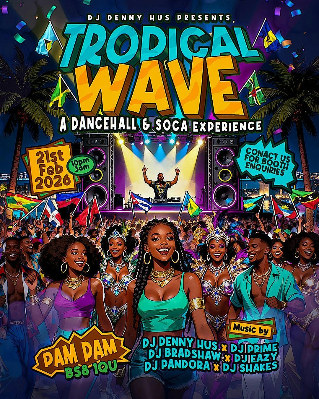Tropical Wave : A Dancehall & Soca Experience, 21 February | Event in Bristol | AllEvents