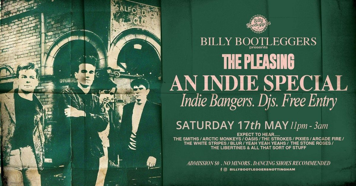 AN INDIE SPECIAL - The Pleasing, 17 May | Event in Nottingham | AllEvents