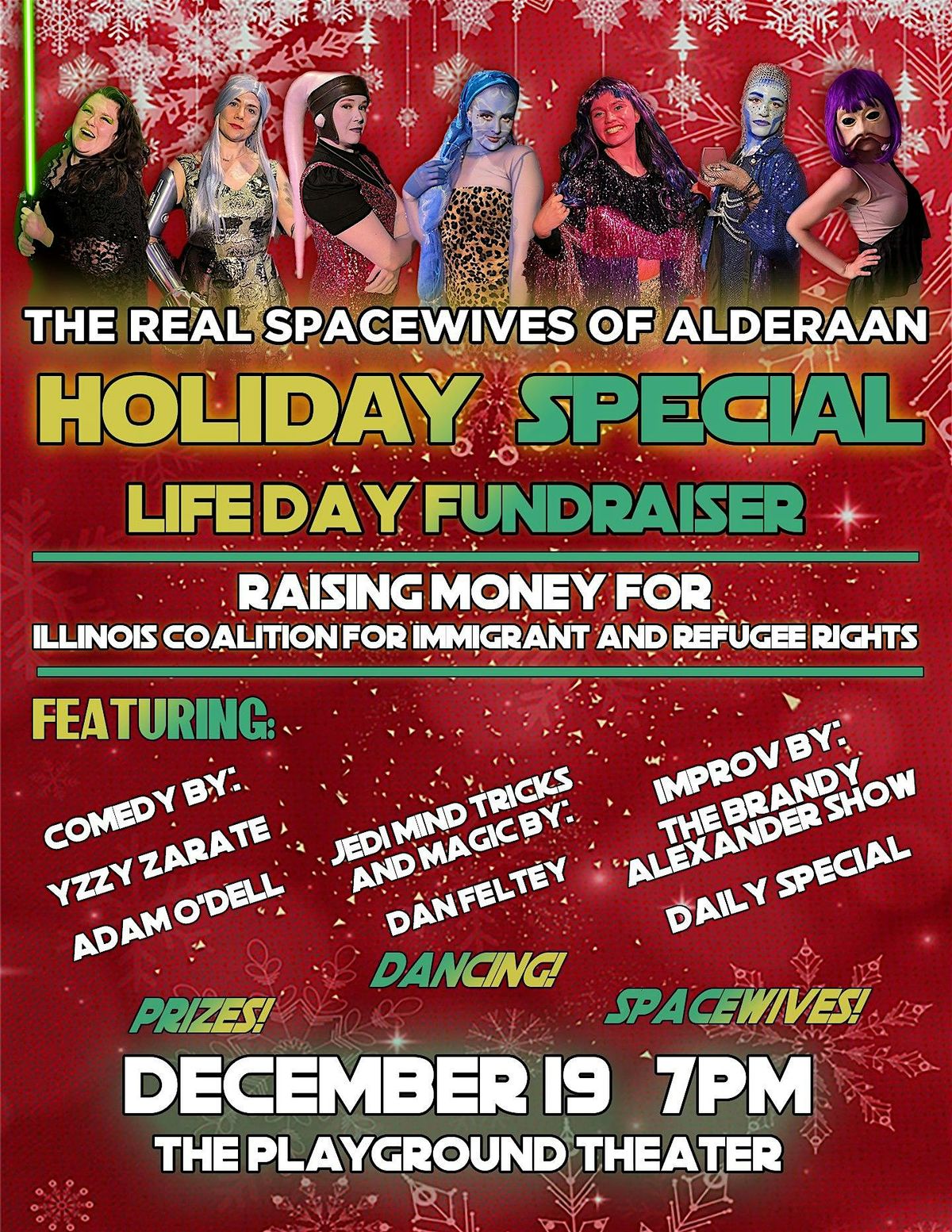 The Real Spacewives of Alderaan Holiday Special: Life Day Fundraiser, 19 December | Event in Chicago | AllEvents