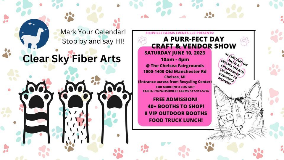 A Purr-fect Craft Show and Pet Supply Drive, Chelsea Fairground,  Manchester, June 10 2023 | AllEvents.in
