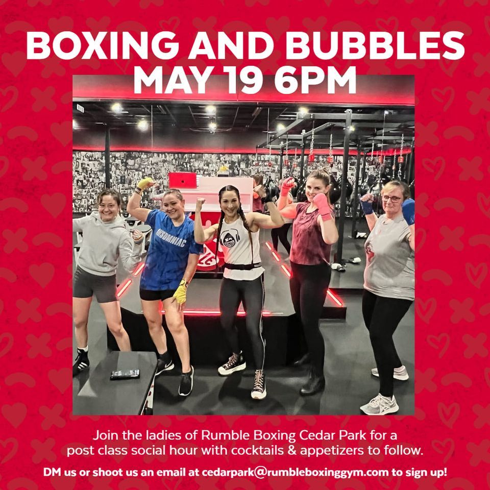 Ladies Night Boxing and Bubbles, Rumble Boxing (Cedar Park), 19 May ...
